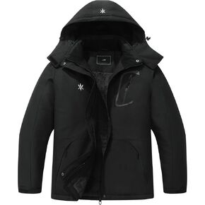 KAIDER Women's Plus Size Waterproof Ski Jacket Winter snow outdoor warm hooded raincoat Mountain Windbreaker Coat