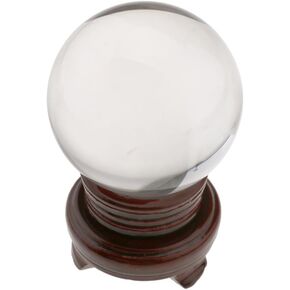 Micro Trader Quartz Clear Crystal Glass Healing Ball Sphere Balance Inspiration 3.94inch