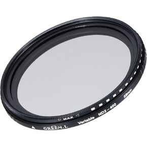 MECCANIXITY ND2-400 Lens Filter Variable Neutral Density Lens Filter 82mm Circular ND Filter Grayscale Filter for Camera Photography Lens