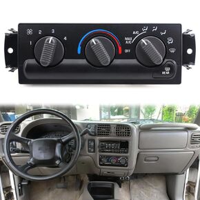 15098966 Climate Control Module HVAC Climate Control Panel Switch Heater A/C AC Control with Rear Windshield Heating Replacement for 1999-2005 Chevrolet Blazer GMC Jimmy Oldsmobile Bravada