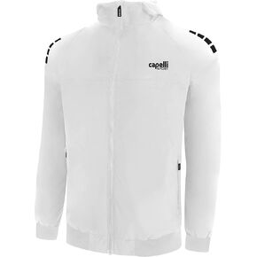 Capelli Sport Windbreaker Jacket, Youth Lightweight Hooded Pullover Coat with Zipper Pockets