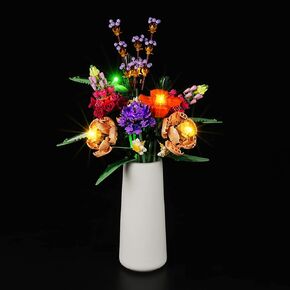 مجموعة إضاءة LED لأيقونات Lego العصارية، إضاءة LED متوافقة مع نماذج مكعبات البناء Lego 10309 (لا تتضمن مجموعة Lego)