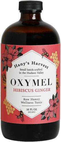 شراب البلسان الطبيعي بالكامل من هانيز، تركيبة عشبية تقليدية مع العسل الخام، خل التفاح غير المصفى والليمون بالإضافة إلى القرنفل والقرفة وقشر البرتقال، خالي من الكحول، خالي من السكر، 8 اونصة in Kuwait