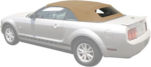 Sierra Auto Tops Replacement Convertible Soft Top with Heated Glass Window, fits Ford Mustang, Shelby, and GT500 Models 2005-2014, Premium Grade Sailcloth Vinyl, Black in Kuwait