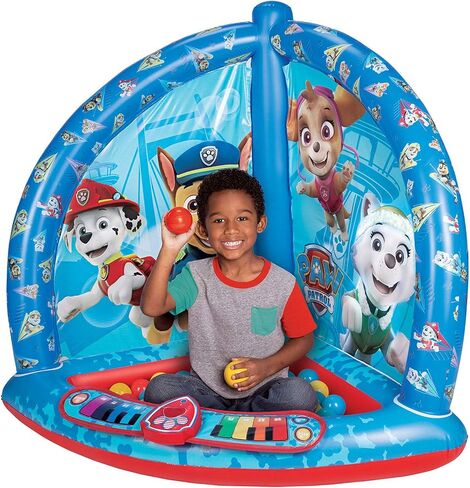لعبة Paw Patrol Kids Ball Pit Super Sounds Musical Rescue Playland مع 20 كرة مرنة ناعمة - تتميز بصوت Paw Patrol - 3 طرق مختلفة للعب! in Saudi Arabia