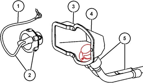 غطاء رقبة لحشو وقود الغاز يناسب رام 1500 2500 بيك اب 2013-2018، رام 3500 بيك اب 2010-2019 68421572AA 68194320AB in Kuwait