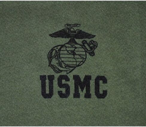 بنطال رياضي Soffe USMC للرجال PT Semper Fi Olive Drab مع EGA (كبير) in Kuwait