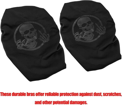 Hard Saddlebag Lid Bra/Lid Covers Fits for 2014-2023 Harley Davidson Touring, Road Glide, Electra Glide, Road King, Street Glide and Tri Glide Models (Red) in Kuwait