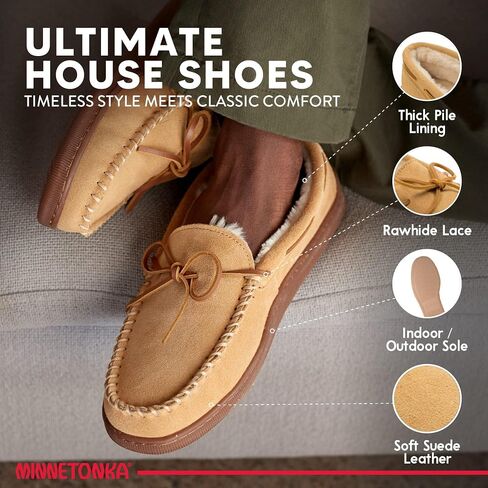 Minnetonka Women's Suede Pile Moc in Kuwait
