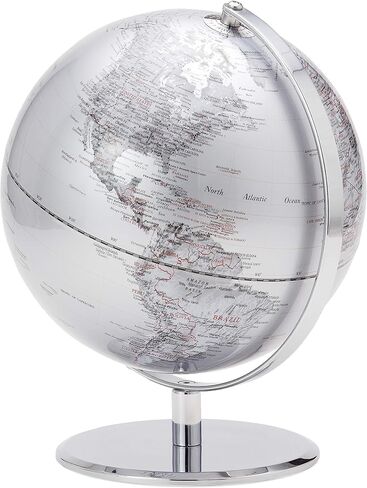 Torre & Tagus Black and Gold Globe for Adults - 8" Rotating Earth Globe Decor on Stand For Home Decor, Office Decoration Desk Globe For Office & Earth Spinning Globe Map Of The World (Black Globe) in Saudi Arabia