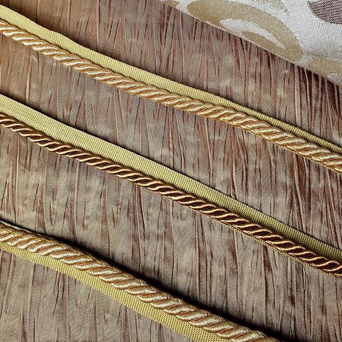 Trims by the Yard Ebony 1/8" Twisted Lip Cord Cranberry | (10 Yard Cut) Trim in Saudi Arabia