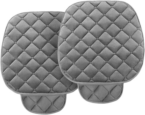 XINLIYA Seat Cover for Car, 2 Pack Car Front Seat Protector, Universal Seat Cushion for Most Cars, Vehicles, SUVs and More, Soft Comfort, Car Interior Accessories for Men Women (Gray) in Saudi Arabia