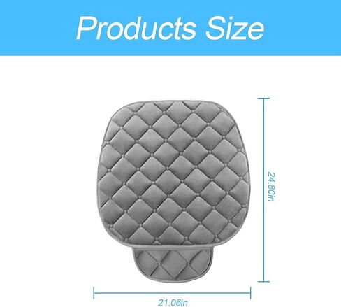 XINLIYA Seat Cover for Car, 2 Pack Car Front Seat Protector, Universal Seat Cushion for Most Cars, Vehicles, SUVs and More, Soft Comfort, Car Interior Accessories for Men Women (Gray) in Saudi Arabia