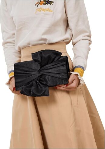 SweatyRocks Women's Elegant Bow Knot Ruched Satin Evening Bags Clutch Purses in Saudi Arabia