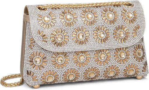 Tmore Evening Purses for Women Shoulder Bags Handbags with Chain Rhinestone Purse for Prom Party Wedding in Saudi Arabia
