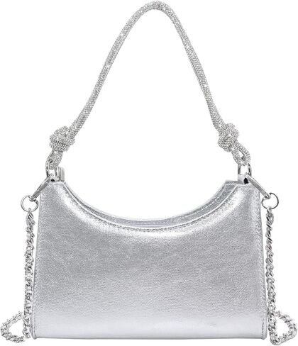 Milisente Clutch Purses For Women Vintage Evening Clutch Bags Formal Shoulder Bag With Rhinestone Handle in Saudi Arabia
