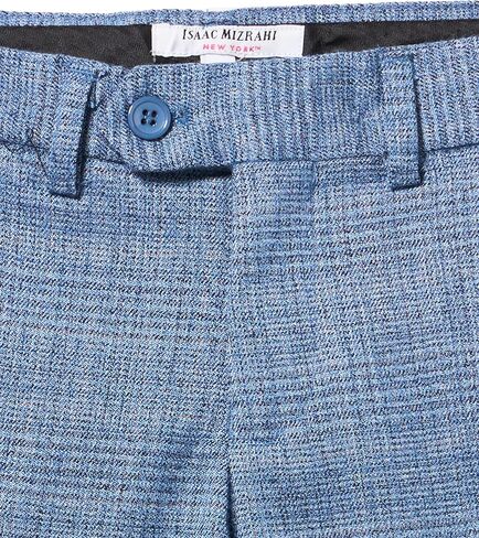 Isaac Mizrahi Boy's Slim Fit Wool Blend Ink-Splash Pants in Kuwait