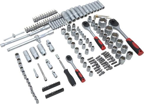 Ultimate Sockets Set Comprehensive Hand Tool Set Perfect for Home Essentials College Dorm Car Emergency Kit Ideal Apartment Essentials & Men’s Tools Gift in Kuwait