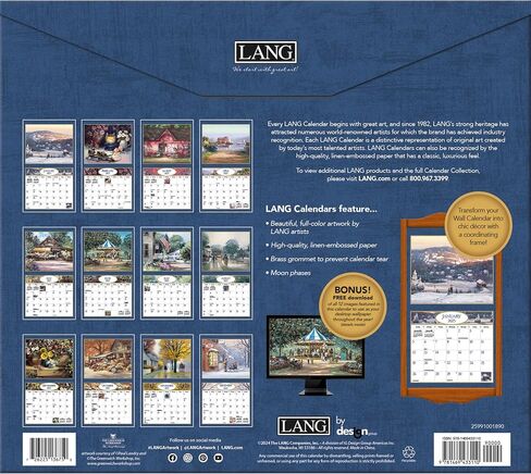 LANG American Dream 2025 Wall Calendar (25991001890) in Saudi Arabia