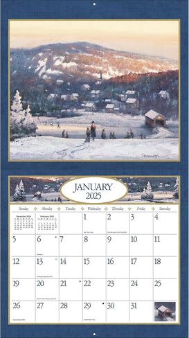 LANG American Dream 2025 Wall Calendar (25991001890) in Saudi Arabia