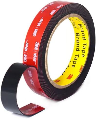 Double Sided Tape,3M Heavy Duty Double Sided Tape,15.6FT Length, 0.25 in Width for Car, LED Strip Lights, Home Decor, Office Decor, Made with of 3M VHB Tape (0.25in*15.6FT) in Saudi Arabia