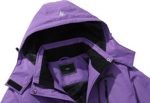 KAIDER Women's Plus Size Waterproof Ski Jacket Winter snow outdoor warm hooded raincoat Mountain Windbreaker Coat in Saudi Arabia