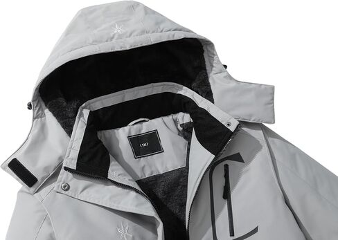 KAIDER Women's Plus Size Waterproof Ski Jacket Winter snow outdoor warm hooded raincoat Mountain Windbreaker Coat in Saudi Arabia