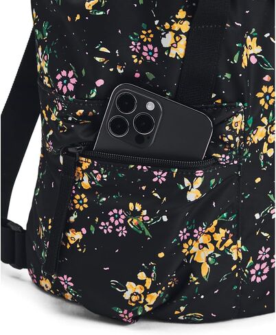 Under Armour Women's Favorite Backpack, (003) Black / / Golden Yellow, One Size Fits Most in Saudi Arabia