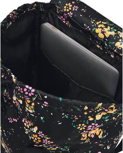 Under Armour Women's Favorite Backpack, (003) Black / / Golden Yellow, One Size Fits Most in Saudi Arabia