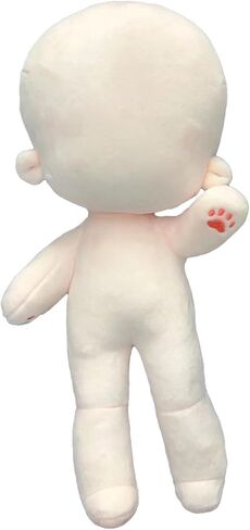CALEMBOU Plush Doll Blank Body Mannequin with Skeleton 20cm DIY Arts Crafts Cotton Doll Stuffed Animals Clothes Display (Normal-WithSkeleton) in Saudi Arabia