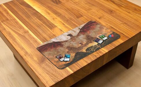Cooked to Perfection (Stitched) - MTG Playmat, GoT Game of Thrones - Dragon Playmat - Compatible with Magic The Gathering Playmat - Play MTG, YuGiOh, TCG - Play Mat Art Designs & Accessories in Saudi Arabia