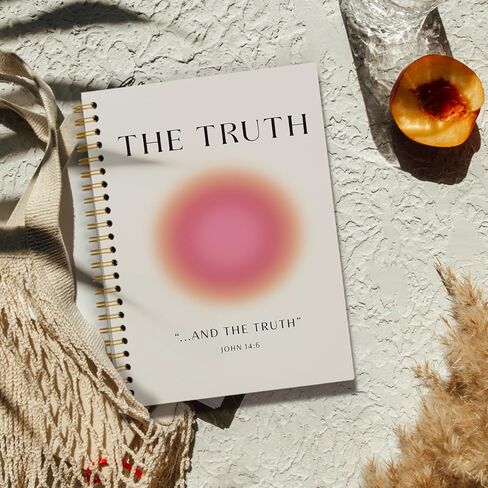 Christian Notebook for Women, Notebook for Bible, Jesus Is The Way Notebook Journal, Christian Art Gifts Journal, Christian Scripture John 14:6 Bible Hardcover Spiral Notebooks 5.5x8.3 in Kuwait