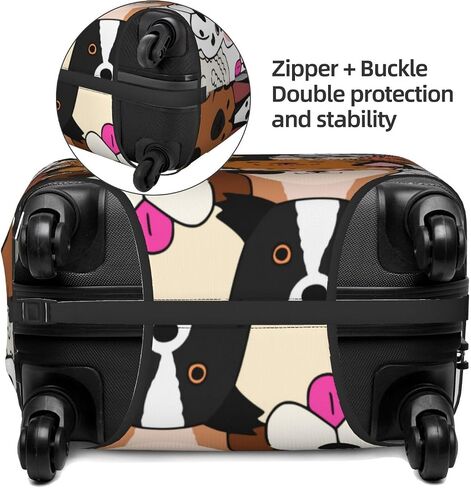 Cat'S Head Elastic Travel Luggage Cover Travel Suitcase Protective Cover For Trunk Case Apply To 19''-32'' Suitcase Coverlarge in Saudi Arabia