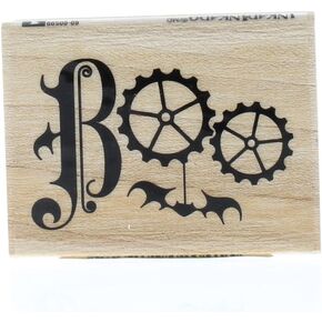 Inkadinkado Wood Stamp, Steampunk Boo