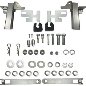 Mounting brackets and hardware accessories for Kenworth T680, T660,T700. Work with Stainless Steel Deer Guard Stainless Steel Deer Guard.