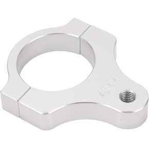 Damper Fork Bracket Support Holder, Steering Damper Fork Frame Mounting Clamp Vibrations Reduction Lightweight Damper Fork Bracket Support Holder for Motorcycle (56MM)