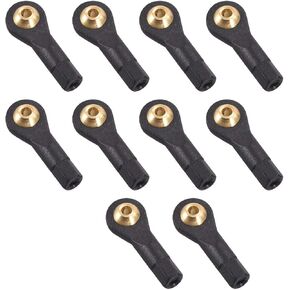 uxcell 10 Pcs M2 2.0xL19mm Lever Steering Linkage Tie Rod End Ball Head End without Screws and Nut for RC Helicopter
