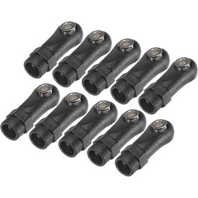 MECCANIXITY M4xL24mm Lever Steering Linkage Tie Rod Ball Head Link Joint End for RC Crawler Car Pack of 10