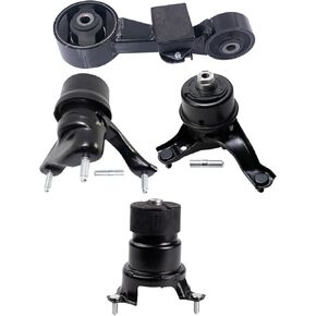 TRQ Engine & Transmission Mount Kit Fits 2012-2017 Toyota Camry