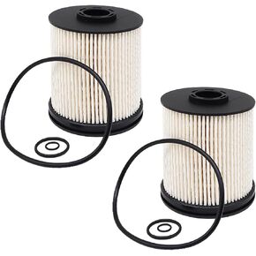 2PCS TP1015 Fuel Filter Compatible with Chevrolet GMC 6.6L 3.0L Duramax,Compatible with Cruze Silverado 1500 2500 3500,Compatible with Sierra 1500 2500 3500 Replaces PU9012Z WF10451 23304095