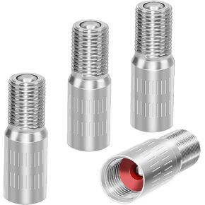 4 Pcs Valve Caps Stem Extension, 27mm Tire Valve Extenders, Screw-on Tire Valve Extender for Car Motorcycle Truck Scooters