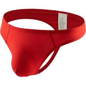 Men's Striped Thong Underwear – Sexy Low Rise G-String Briefs, Breathable & Stretchable T-Back Lingerie for Men