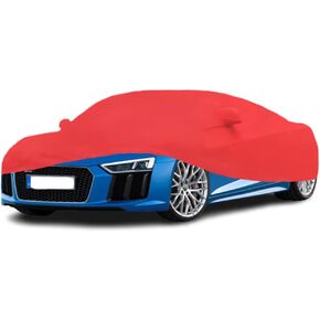 Custom Fit Indoor Full Car Cover Dust-Proof Protection Compatible with 2006-2022 Audi R8(Red)