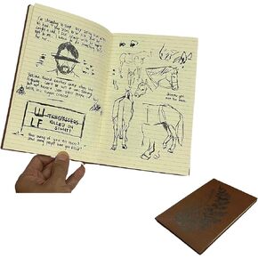 ELLIE'S JOURNAL Ellie The Last of Us Hand Book Notebook Cosplay Props Replica Handbook Props Brown