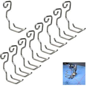 TorSor 10 Pack Sewing Machine Finger Guard Safety Protector to Prevent Hands Hit Needle for Singer Classic Juki Consew Yamata Brother Strong Tough Chain Stitch Machines Beginner Sewer