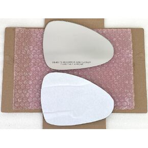 New Replacement Mirror Glass with FULL SIZE ADHESIVE for 2010-16 Porsche Panamera Passenger Side View Right RH