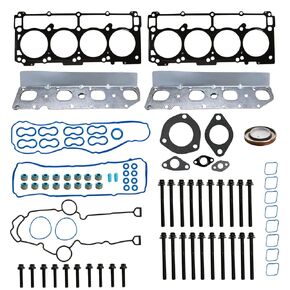 Full Cylinder Gasket Set with Head Bolts Compatible with Dodge Challenger Charger Durango/Chrysler 300/ Ram 1500 2500 3500/ Grand Cherokee 5.7L V8 Replacement for HS26423PT TCS46169 ES72200