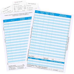 25 Pack 9.5"x6.5" Receipts Organizers & Expense Envelopes For Receipts, Track Expenses & Log Mileage- Receipts Tracker Envelopes