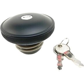 Satin Black Flat Matte Locking Screw-in Ratcheting Vented Key Lock Gas Cap Motorcycle Tank Sportster Harley Davidson Dyna Chopper Fuel Caps 03-0320AB-A DS Softail 1996-2017 HD 61100117A 0703-0816 0815