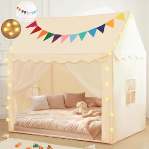 Kids Tent Play House,Boys Toddler Castle Playhouse Spaceship Tent,Outer Space Rocket Blue,39''x51''x51'' Playhouse Indoor&Outdoor,Washable,New Flat Threshold Toddler Tent